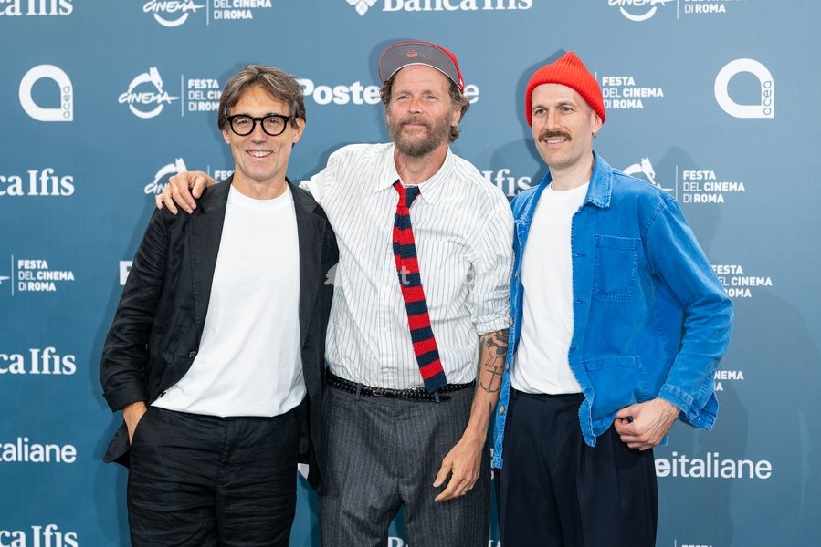 Dario Zonta, Jovanotti and Carlo Zoratti attend the “Lorenzo – L'Incredibile avventura di Jovanotti” photocall during the 21st Rome Film Festival at Auditorium Parco Della Musica in Rome, Italy on 16 October, 2026