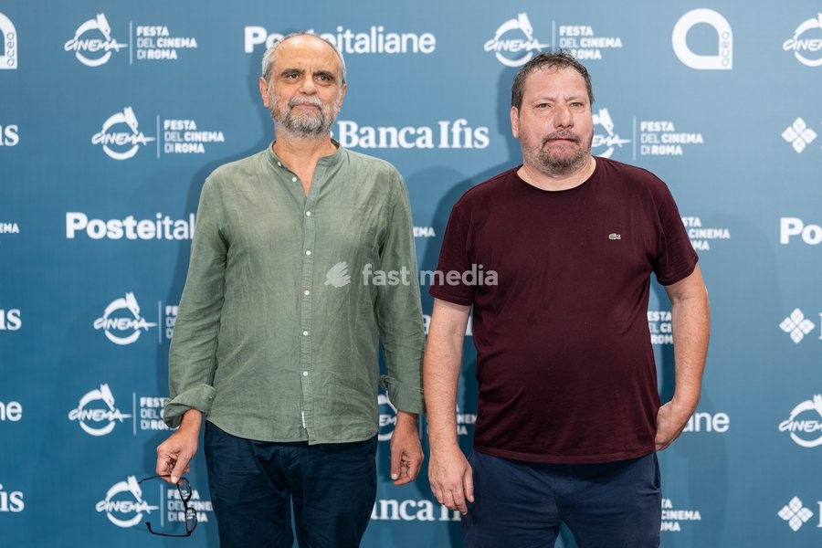 Luca Vendruscolo and Giacomo Ciarrapico attend the “Il Ministero Dell'Amore” photocall during the 21st Rome Film Festival at Auditorium Parco Della Musica in Rome, Italy on 16 October, 2026