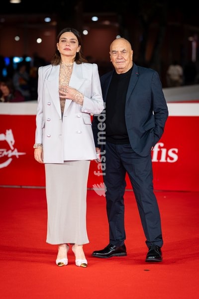 Elisa Fuksas and Massimiliano Fuksas attend the “Fuksas – Da Tutta La Vita” red carpet during the 20th Rome Film Festival at Auditorium Parco Della Musica in Rome, Italy on 15 October 2026