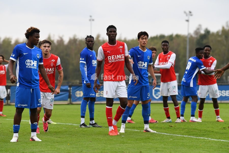 %items a friendly match between Jong Genk (U23) and France 's club Stade de Reims, %datetext in Genk