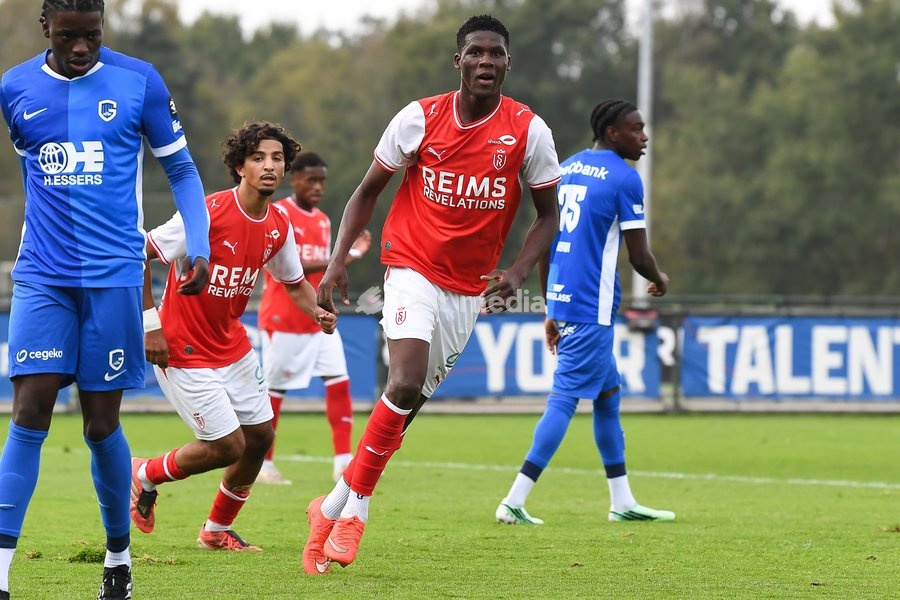 %items a friendly match between Jong Genk (U23) and France 's club Stade de Reims, %datetext in Genk