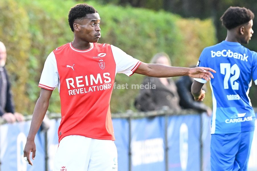 %items a friendly match between Jong Genk (U23) and France 's club Stade de Reims, %datetext in Genk