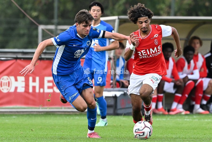 %items a friendly match between Jong Genk (U23) and France 's club Stade de Reims, %datetext in Genk