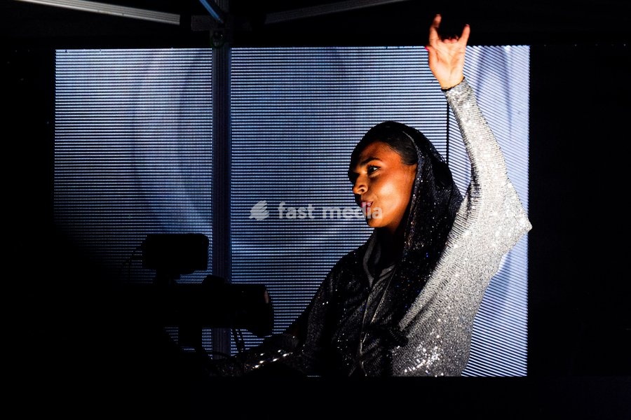 the "Angele Instinct Release Party", a surprise party organized by the Brussels singer to celebrate the release of her album "Instinct" at the Grote Markt/ Grand Place, in Brussels, Friday 16 October 2026