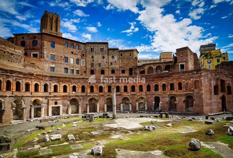 Rome, Italy. Forum Romanum, Mercati di Traiano