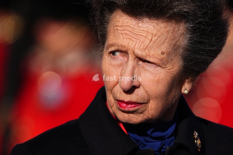 The Princess Royal, Senior Colonel of the Foot Guards, attending the Household Cavalry's centenary dedication of the Guards Memorial, at Horse Guards Parade, central London. Picture date: Friday October 16, 2026