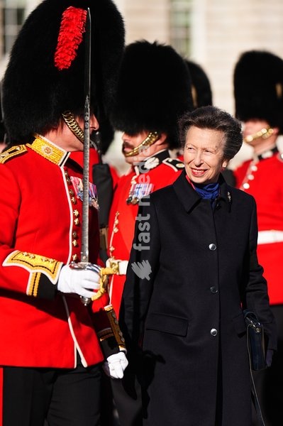 The Princess Royal, Senior Colonel of the Foot Guards, attending the Household Cavalry's centenary dedication of the Guards Memorial, at Horse Guards Parade, central London. Picture date: Friday October 16, 2026
