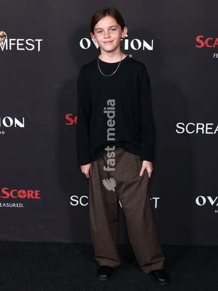 HOLLYWOOD, LOS ANGELES, CALIFORNIA, USA - OCTOBER 15: Elliott Egler arrives at the 26th Annual Screamfest Horror Film Festival - Closing Night - World Premiere of Briarcliff Entertainment's 'Christmas At The Kringles' held at TCL Chinese 6 Theatres at Ovation Hollywood on October 15, 2026 in…