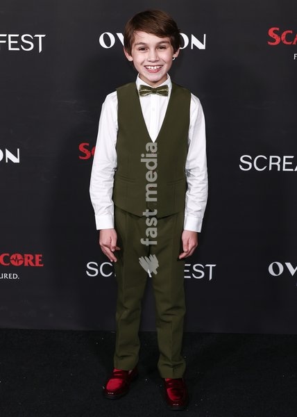 HOLLYWOOD, LOS ANGELES, CALIFORNIA, USA - OCTOBER 15: Jack Jewkes arrives at the 26th Annual Screamfest Horror Film Festival - Closing Night - World Premiere of Briarcliff Entertainment's 'Christmas At The Kringles' held at TCL Chinese 6 Theatres at Ovation Hollywood on October 15, 2026 in…