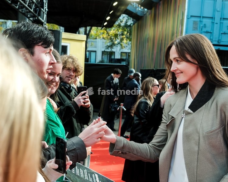 Renate Reinsve attends the red carpet for Gala Premiere Of Fjord screening during the London Film Festival 2026 on Saturday 17 October 2026 at Royal Festival Hall, London