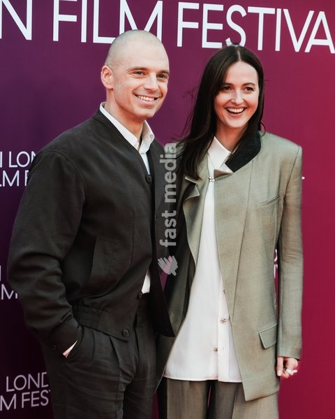 Sebastian Stan , Renate Reinsve attends the red carpet for Gala Premiere Of Fjord screening during the London Film Festival 2026 on Saturday 17 October 2026 at Royal Festival Hall, London