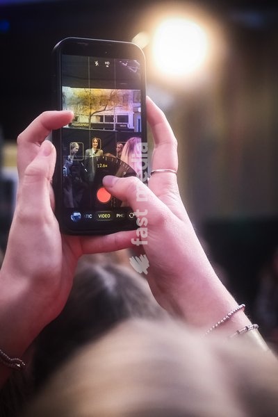 Renate Reinsve attends the red carpet for Gala Premiere Of Fjord screening during the London Film Festival 2026 on Saturday 17 October 2026 at Royal Festival Hall, London. Renate Reinsve Seen On A Fan's Phone