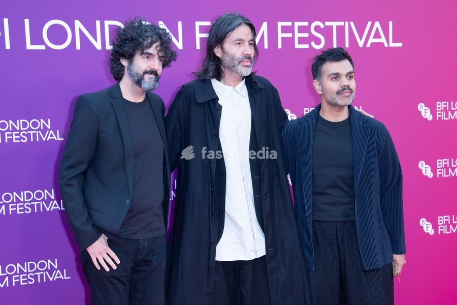 (L-R) - Babak Anvari, Lucan Toh, Director Bassam Tariq attends the Festival Gala of 'Your Mother Your Mother Your Mother' at The 70th BFI London Film Festival at Royal Festival Hall, Southbank, London, England, UK on Saturday 17 October, 2026