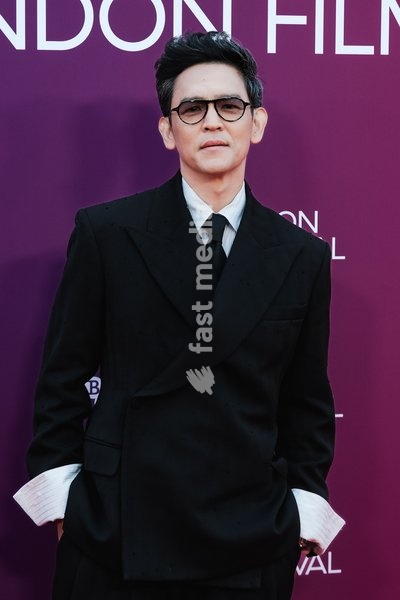John Cho attends the red carpet for Gala Screening Of Your Mother Your Mother Your Mother screening during the London Film Festival 2026 on Saturday 17 October 2026 at Royal Festival Hall, London