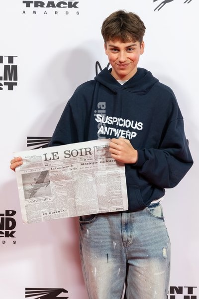 Lou Goossens pictured during the Gent International Film Festival on Saturday 17 October 2026. Tonight will feature a screening of 'Le Faux Soir,' the new film of Belgian director Roskam