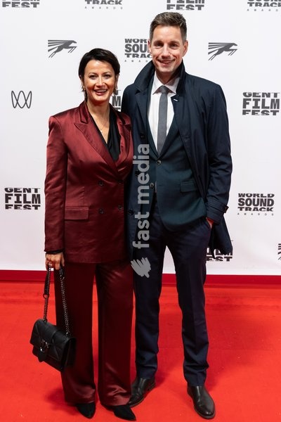 Stephanie D'Hose pictured during the Gent International Film Festival on Saturday 17 October 2026. Tonight will feature a screening of 'Le Faux Soir,' the new film of Belgian director Roskam