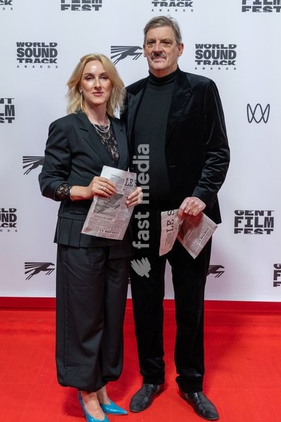 Actress Ruth Becquart and Actor Peter Van Den Begin pictured during the Gent International Film Festival on Saturday 17 October 2026. Tonight will feature a screening of 'Le Faux Soir,' the new film of Belgian director Roskam