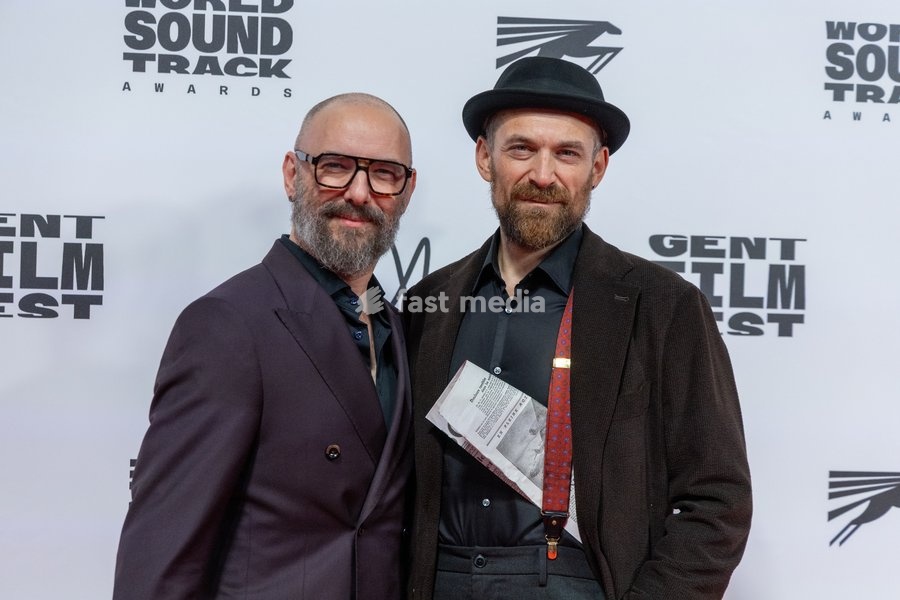 Director Michael R. Roskam and Actor Arieh Worthalter pictured during the Gent International Film Festival on Saturday 17 October 2026. Tonight will feature a screening of 'Le Faux Soir,' the new film of Belgian director Roskam