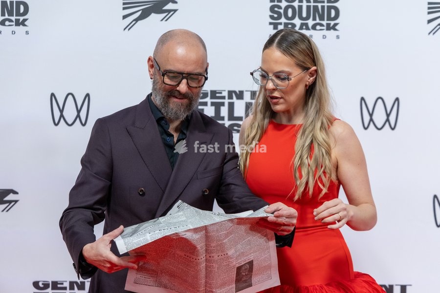 Director Michael R. Roskam and Eline De Munck pictured during the Gent International Film Festival on Saturday 17 October 2026. Tonight will feature a screening of 'Le Faux Soir,' the new film of Belgian director Roskam