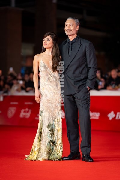 Jenna Ortega and Taika Waititi attend the “Klara and the Sun” red carpet during the 20th Rome Film Festival at Auditorium Parco Della Musica in Rome, Italy on 17 October 2026