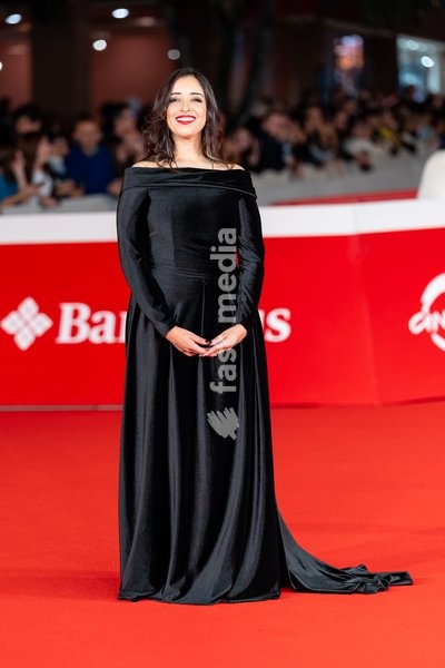 Nisrin Erradi attends the “Le Rose di Marrakech” red carpet during the 20th Rome Film Festival at Auditorium Parco Della Musica in Rome, Italy on 17 October 2026