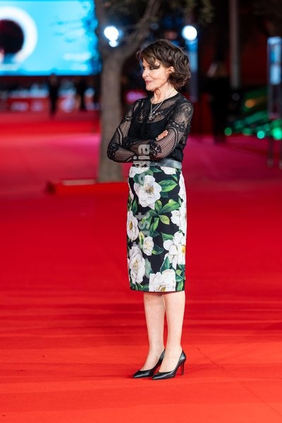 Fanny Ardant attends the “Le Rose di Marrakech” red carpet during the 20th Rome Film Festival at Auditorium Parco Della Musica in Rome, Italy on 17 October 2026