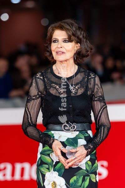 Fanny Ardant attends the “Le Rose di Marrakech” red carpet during the 20th Rome Film Festival at Auditorium Parco Della Musica in Rome, Italy on 17 October 2026