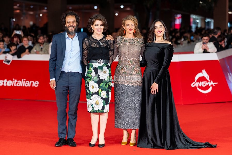 Ahmed Hammoud, Fanny Ardant, Ginevra Elkann and Nisrin Erradi attend the “Le Rose di Marrakech” red carpet during the 20th Rome Film Festival at Auditorium Parco Della Musica in Rome, Italy on 17 October 2026