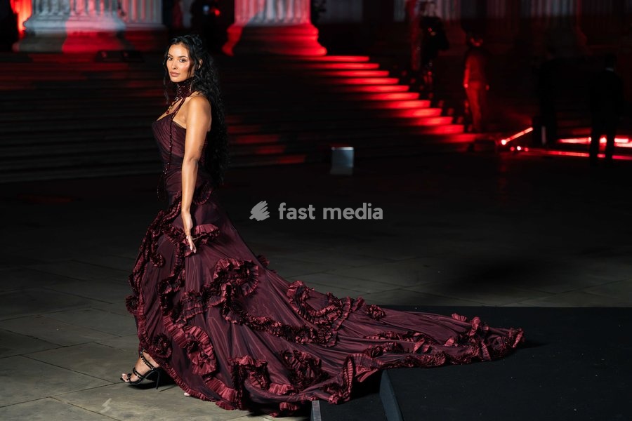 Maya Jama attends The British Museum Ball 2026 on October 17, 2026 in London, England