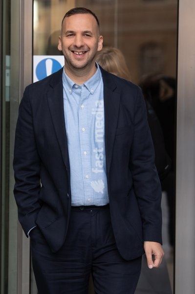 Zack Polanski - Green Party Leader departs BBC Broadcasting House, London, England, UK on Sunday 18 October, 2026 after being a guest on the 'Sunday with Laura Kuenssberg' Show