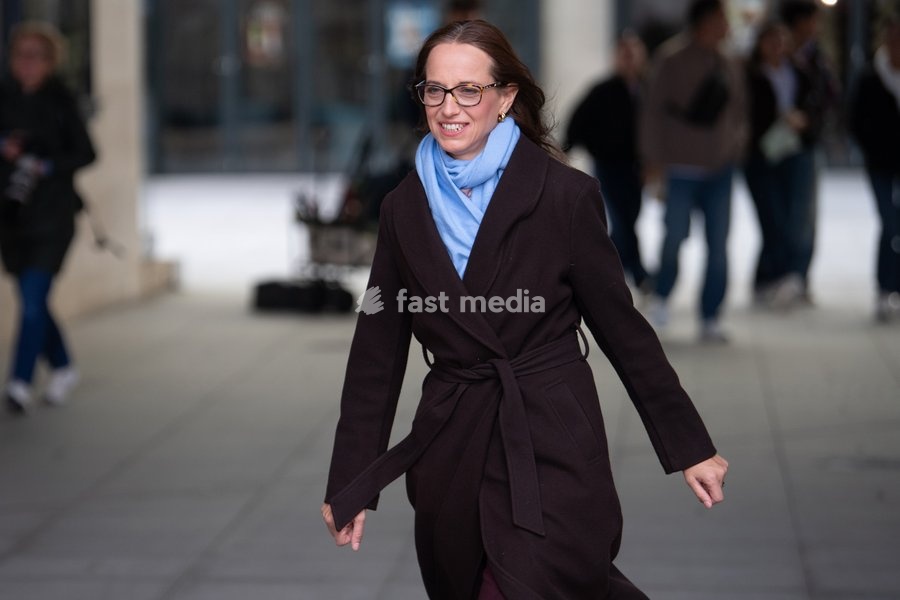 Helen Whately - Shadow Secretary of State for Work and Pensions of the United Kingdom is interviewed at BBC Broadcasting House, London, England, UK on Sunday 18 October, 2026 after being a guest on the 'Sunday with Laura Kuenssberg' Show