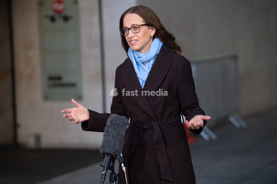 Helen Whately - Shadow Secretary of State for Work and Pensions of the United Kingdom is interviewed at BBC Broadcasting House, London, England, UK on Sunday 18 October, 2026 after being a guest on the 'Sunday with Laura Kuenssberg' Show