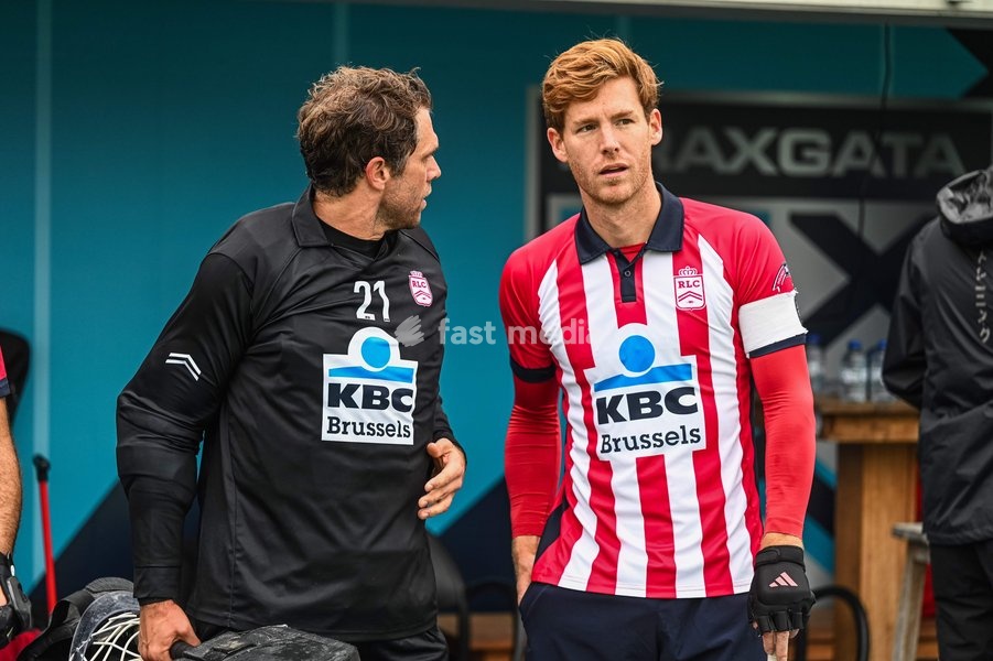 Leopold's Gauthier Boccard pictured during a hockey game between Braxgata and Leopold, Sunday 18 October 2026 in Boom, on day 6 of the Belgian first division hockey championship