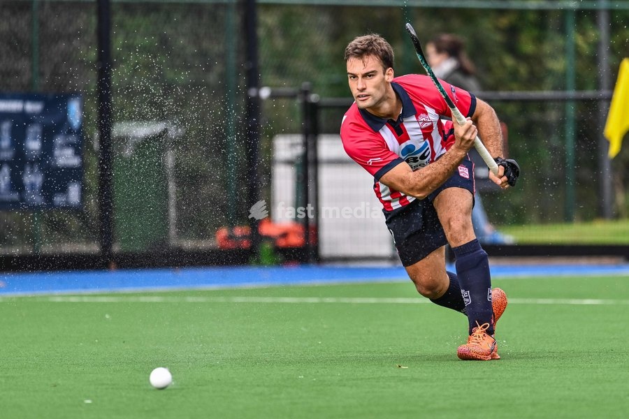 Leopold's Alejandro Alonso pictured during a hockey game between Braxgata and Leopold, Sunday 18 October 2026 in Boom, on day 6 of the Belgian first division hockey championship