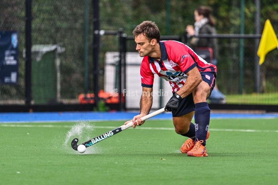Leopold's Alejandro Alonso pictured during a hockey game between Braxgata and Leopold, Sunday 18 October 2026 in Boom, on day 6 of the Belgian first division hockey championship