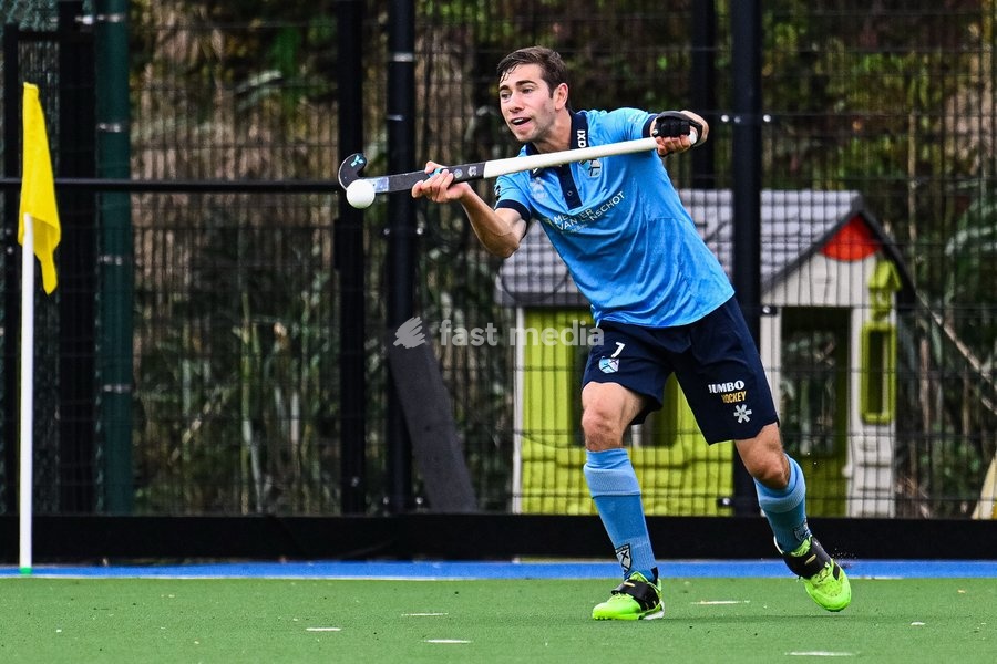 Braxgata's Thibeaut Stockbroekx pictured during a hockey game between Braxgata and Leopold, Sunday 18 October 2026 in Boom, on day 6 of the Belgian first division hockey championship