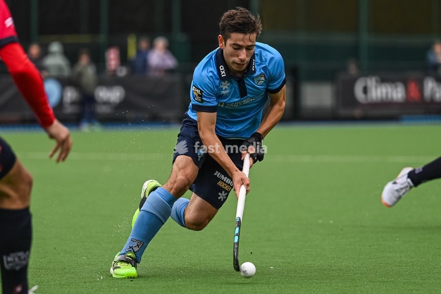 Braxgata's Thibeaut Stockbroekx pictured during a hockey game between Braxgata and Leopold, Sunday 18 October 2026 in Boom, on day 6 of the Belgian first division hockey championship
