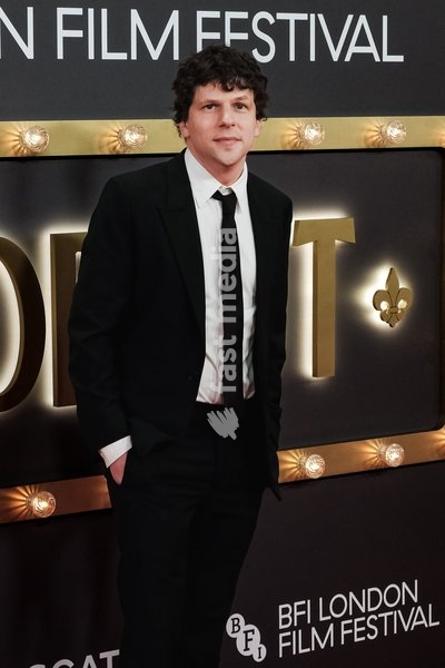 Jesse Eisenberg attends the red carpet for Closing Night Gala Of The Debut screening during the London Film Festival 2026 on Sunday 18 October 2026 at Royal Festival Hall, London
