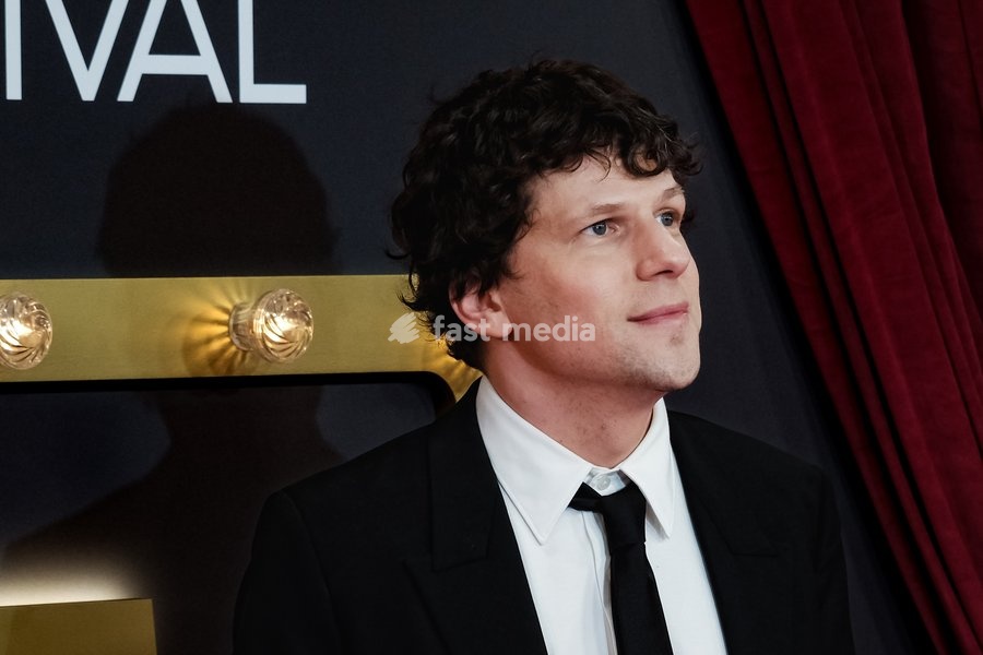 Jesse Eisenberg attends the red carpet for Closing Night Gala Of The Debut screening during the London Film Festival 2026 on Sunday 18 October 2026 at Royal Festival Hall, London