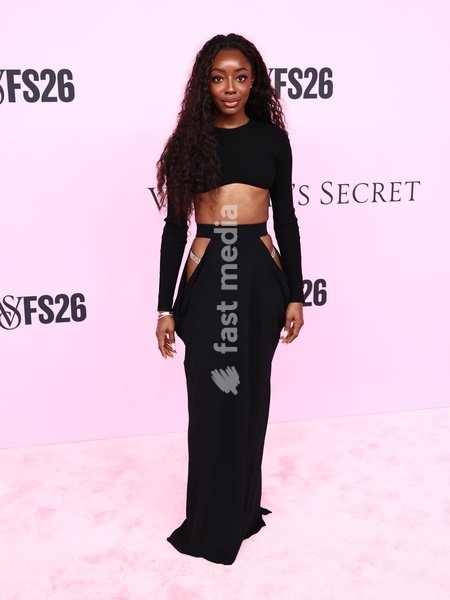 Venita Aspen at Victoria's Secret Fashion Show 2026 Pink Carpet held at Sony Pictures Studios on October 18, 2026 in Culver City, Los Angeles, California, United States