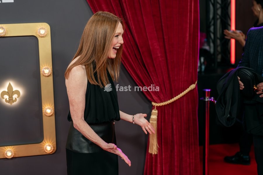Julianne Moore at "The Debut" Closing Night Gala during the BFI London Film Festival held at The Royal Festival Hall on October 18, 2026 in London, England