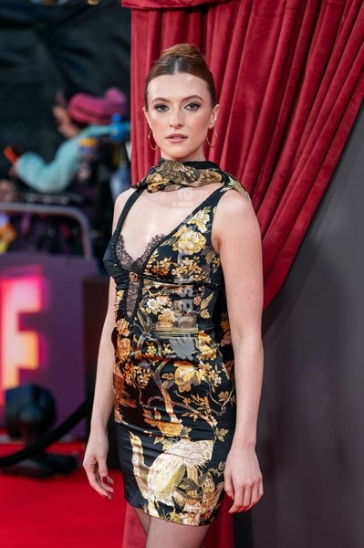 Becca Suskauer at "The Debut" Closing Night Gala during the BFI London Film Festival held at The Royal Festival Hall on October 18, 2026 in London, England