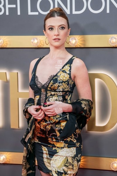 Becca Suskauer at "The Debut" Closing Night Gala during the BFI London Film Festival held at The Royal Festival Hall on October 18, 2026 in London, England