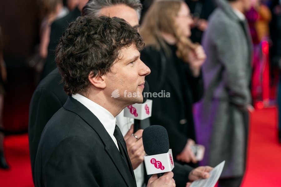 Jesse Eisenberg at "The Debut" Closing Night Gala during the BFI London Film Festival held at The Royal Festival Hall on October 18, 2026 in London, England