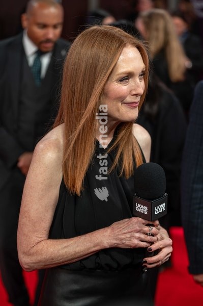 Julianne Moore at "The Debut" Closing Night Gala during the BFI London Film Festival held at The Royal Festival Hall on October 18, 2026 in London, England