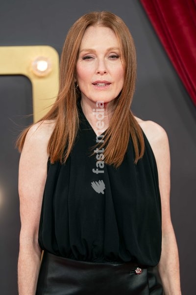 Julianne Moore at "The Debut" Closing Night Gala during the BFI London Film Festival held at The Royal Festival Hall on October 18, 2026 in London, England