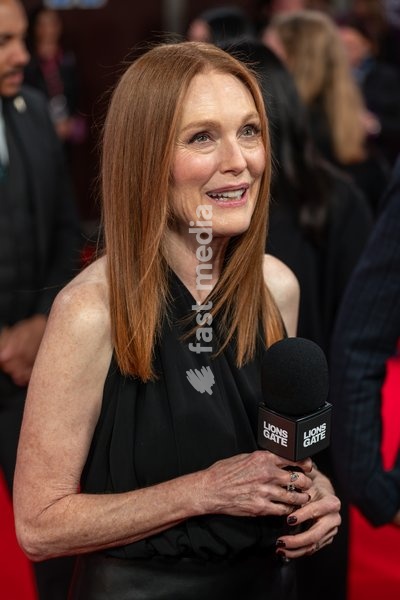 Julianne Moore at "The Debut" Closing Night Gala during the BFI London Film Festival held at The Royal Festival Hall on October 18, 2026 in London, England