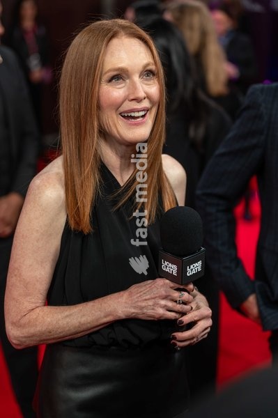 Julianne Moore at "The Debut" Closing Night Gala during the BFI London Film Festival held at The Royal Festival Hall on October 18, 2026 in London, England