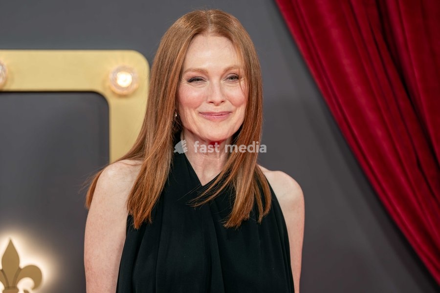 Julianne Moore at "The Debut" Closing Night Gala during the BFI London Film Festival held at The Royal Festival Hall on October 18, 2026 in London, England