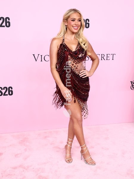 Megan Moroney at Victoria's Secret Fashion Show 2026 Pink Carpet held at Sony Pictures Studios on October 18, 2026 in Culver City, Los Angeles, California, United States